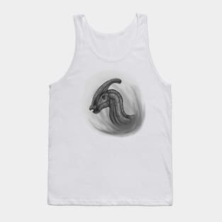 Parasaurolophus Sketch Tank Top